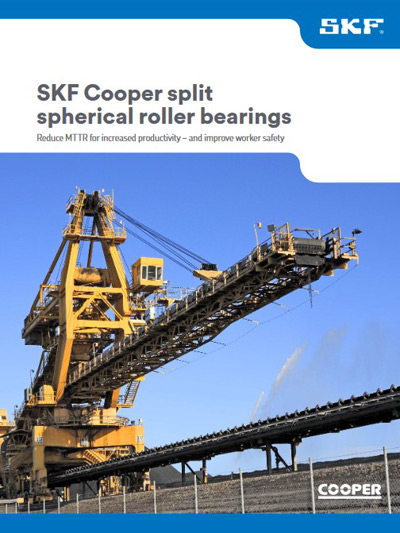 SKF Cooper split spherical roller bearings